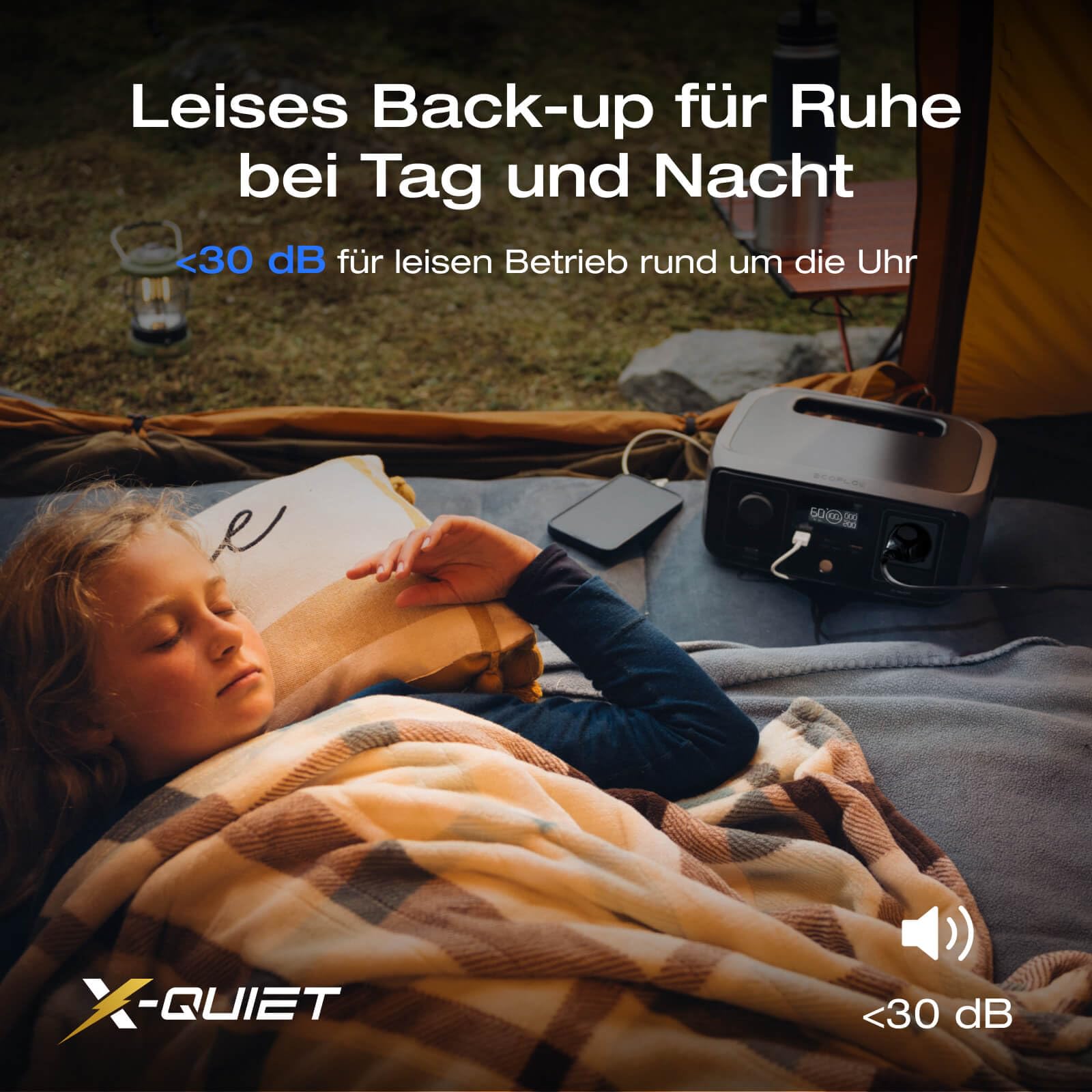 ECOFLOW Tragbare Powerstation RIVER 3, 245 Wh LFP Batterie, bis zu 600 W Leistung, 2× Laufzeit mit GaN, <20 ms USV, 30% kompakterer Solargenerator für den Außenbereich, Camping, Vans